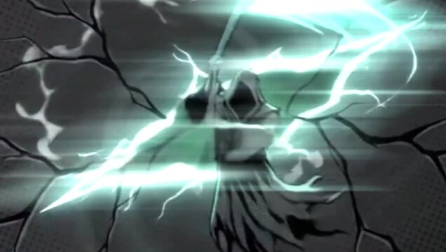 Grim Reaper with Scythe Spooky Halloween Animation