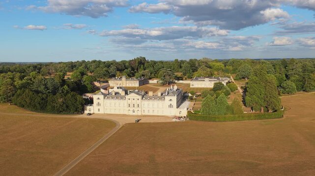 Aerial View of Frogmore House and Grounds During a Sunny Afternoon in Windsor