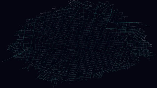 M&eacute;rida, Mexico, City Infrastructure Expansion Animation, Urban Visualization Technology