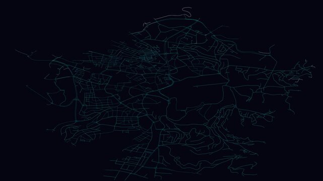 Jerusalem, Israel, City Infrastructure Expansion Animation, Urban Visualization Technology