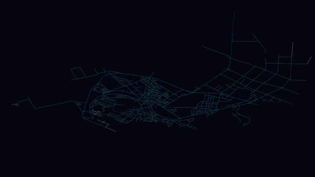 Hwasu-Dong, Korea, South, City Infrastructure Expansion Animation, Urban Visualization Technology