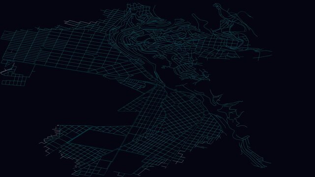 El Alto, Bolivia, City Infrastructure Expansion Animation, Urban Visualization Technology
