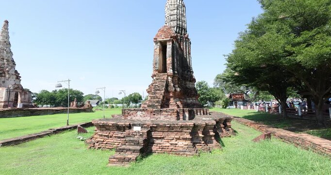 Wat Chai Watthanaram is a magnificent restored temple ruin located off Ayutthaya's city island in the western area in Ban Pom Sub-district. Ayutthaya Thailand