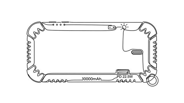 Detailed blueprint white background.