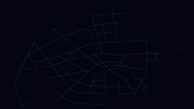 Zhongxiang, China, City Infrastructure Expansion Animation, Urban Visualization Technology