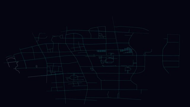 Xiashi, China, City Infrastructure Expansion Animation, Urban Visualization Technology