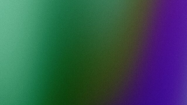 Grainy abstract background with a green and purple color gradient design