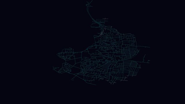 Portsmouth, United Kingdom, City Infrastructure Expansion Animation, Urban Visualization Technology