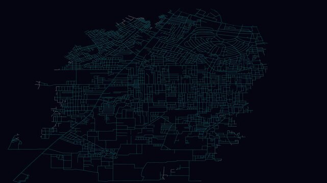Jalandhar, India, City Infrastructure Expansion Animation, Urban Visualization Technology