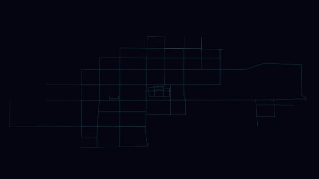 Gaomi, China, City Infrastructure Expansion Animation, Urban Visualization Technology