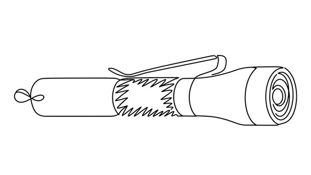 Firehose on white background.
