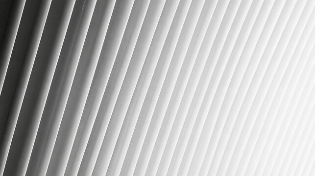 Abstract Black and White Diagonal Ribbed Pattern Background