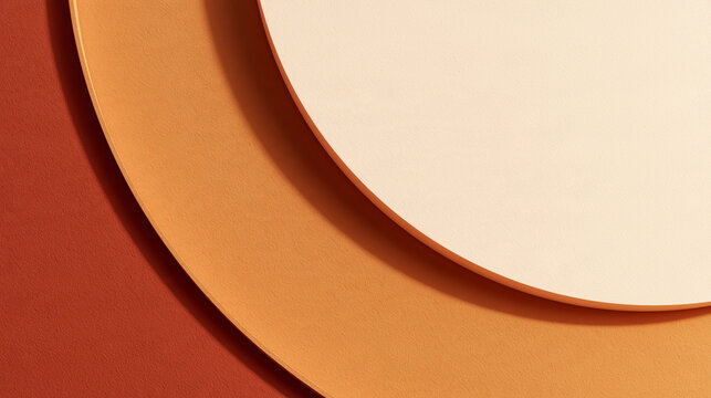 Abstract Minimalist Geometric Circular Layers Background