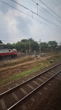 train on the railway