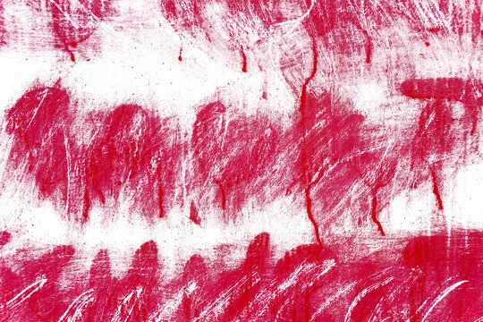 Smeared Red Graffiti Paint Grunge Texture PNG Design Asset