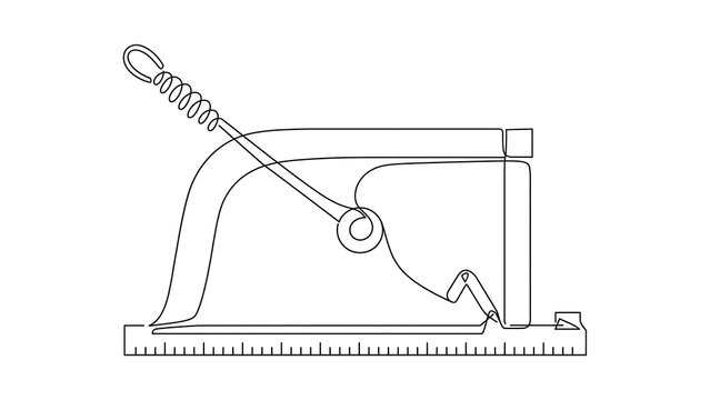 Precision cutting tool white background.