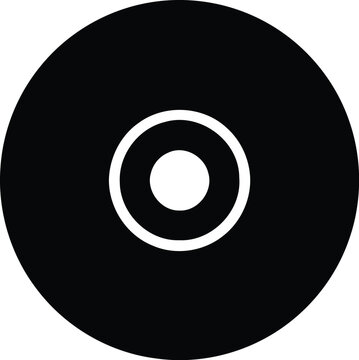 cd dvd icon design vector  for move web icon