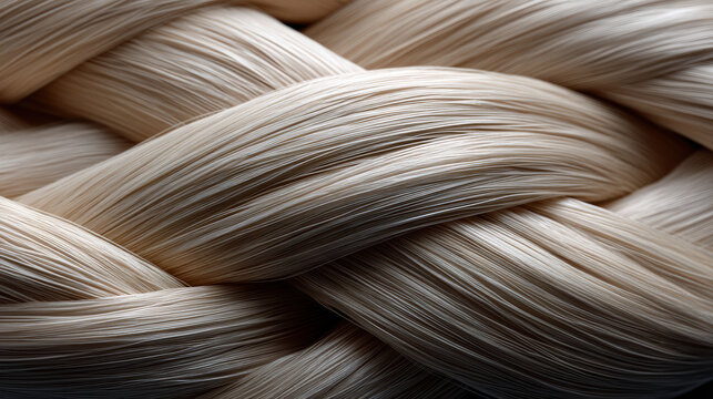 Texture of fine straw braid natural fiber closeup beige color woven pattern detailed smooth organic rustic macro