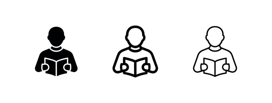 Reading Book Education Hobby Icon