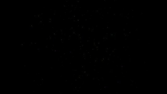 Splash of stars of different colors, festive background