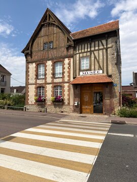 The 16th Century Mathon-Durand Museum (officially the Mus&eacute;e des Arts et Traditions Populaires Mathon-Durand). &lrm;⁨Neufch&acirc;tel en Bray⁩, ⁨Normandie⁩, ⁨France⁩. July 2026. 