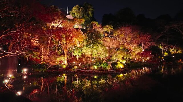 ホテル椿山荘東京の幻想的な雲海の夜景