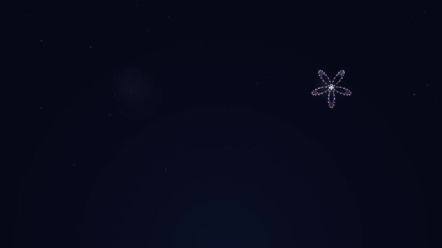 A cinematic nighttime fireworks celebration featuring choreographed rocket launches, rich procedural bursts, and atmospheric depth on a seamless loop.