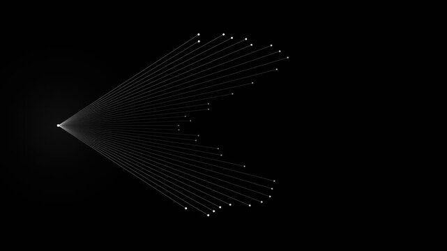 Abstract Geometric Convergence of Parallel Lines