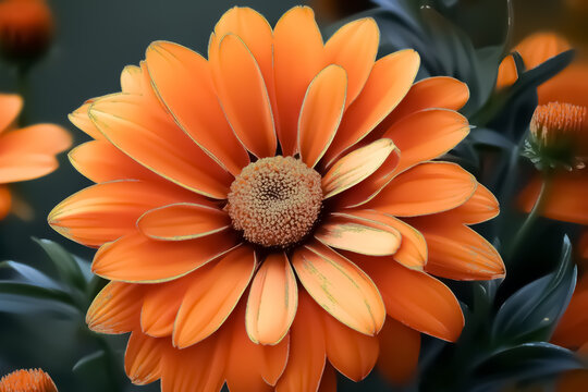 Orangene Bl&uuml;ten