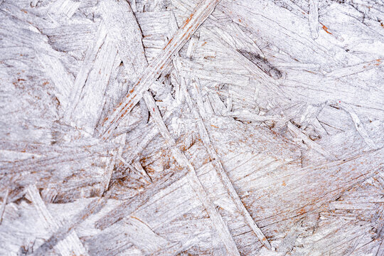 Abstract Textures - Silver painted OSB wood - Industrial background texture