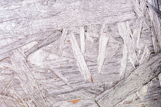Abstract Textures - Silver painted OSB wood - Industrial background texture