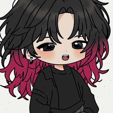 Cute Chibi Gothic Boy Character Animation