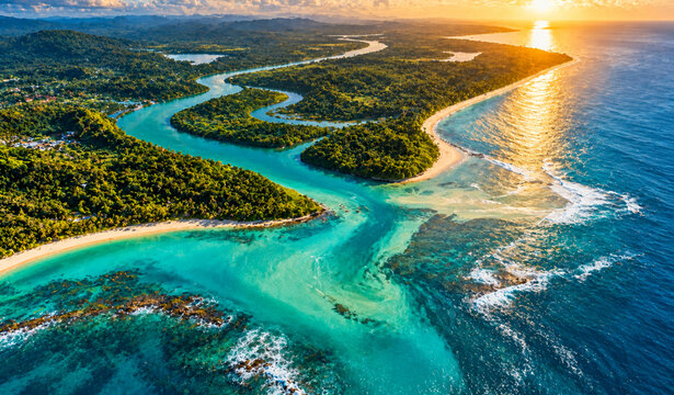 Rivers Meet the Sea's Embrace,
Where waters find their tranquil place,
A endless dance of time and space