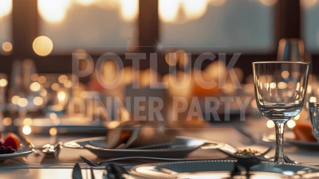 Potluck dinner party home meetings community where everyone brings own homemade food AI-Generated