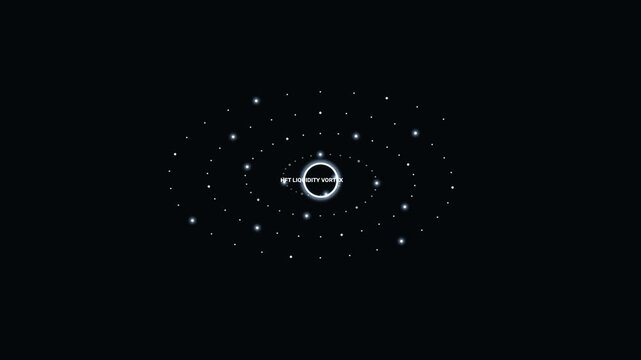 Swiss Platinum Quantum Liquidity Vortex Trading Stock Market Motion Graphics Loop