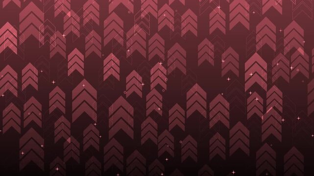 Abstract chevron arrows pattern with repeated geometric shapes and a subtle modern texture animation