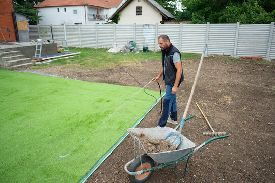 Preparing Ground for Artificial Turf
