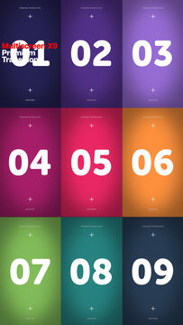 Premium Transitions Multiscreen X9 10 Variations VERTICAL &ndash; Nine Screen Transitions, Multi Video Split Screen Layouts and Dynamic Grid Panel Effects for Professional Video Editing
