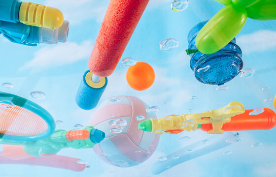 Pool splash games