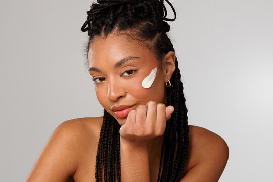 Applying Skincare in a Modern Studio