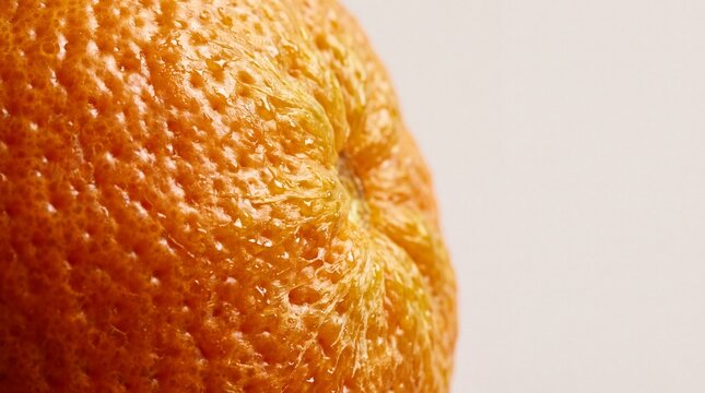 Macro Texture of Fresh Ripe Orange Peel