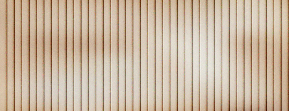 Minimalist fluted wood panel texture, vertical oak timber slats background, natural light brown wooden wall cladding for interior design, architectural ribbed surface for modern decor theme.