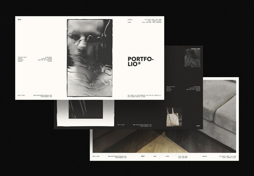Digital Portfolio Layout Design