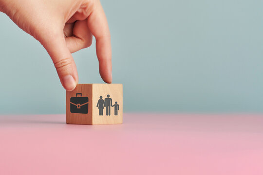 An image of business and home, symbolizing the balance between work and personal life.
