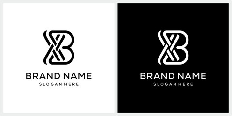 Minimalist letter B logo design inspiration © ZRpro