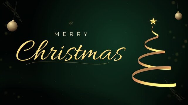 Merry Christmas 4k animation 2027