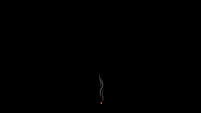 2d cartoon fire explosion flash animation 4K alpha channel transparent background