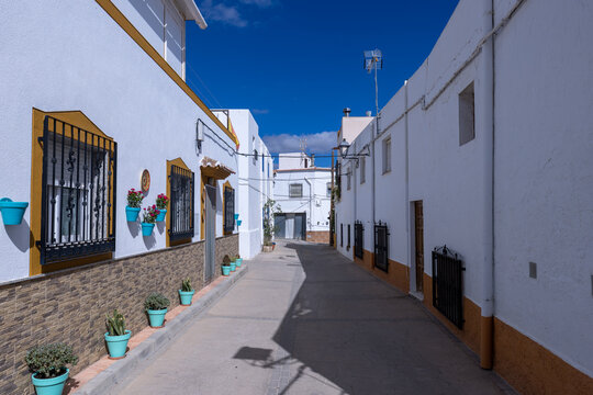 A picturesque corner of the charming village of Lucainena de las Torres, Almer&iacute;a, Andalusia, Spain
