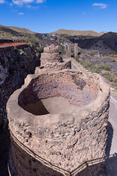 Calcination kilns in Lucainena de las Torres, Almer&iacute;a, Andalusia, Spain