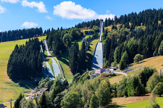 Schanzenanlage in Oberwiesenthal